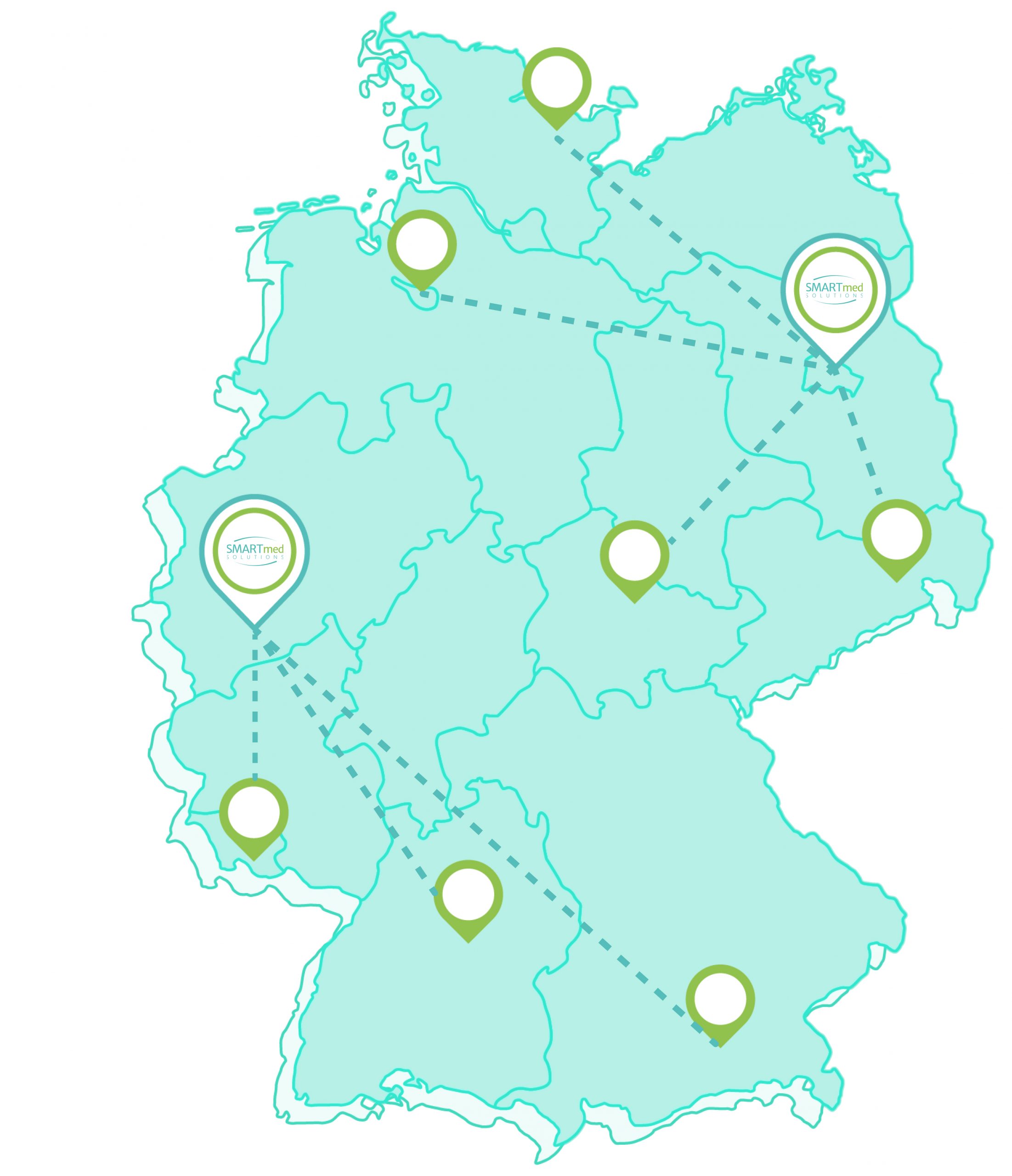 SMARTmedSolutions Projekte in ganz Deutschland